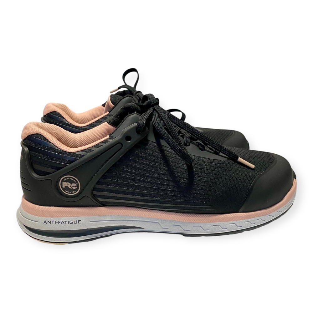 Timberland PRO Drivetrain Comp Toe Work Sneakers Women’s 9.5 Pink Black